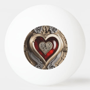 Steampunk Heart - Intrinsieke mechanische liefde Pingpongbal