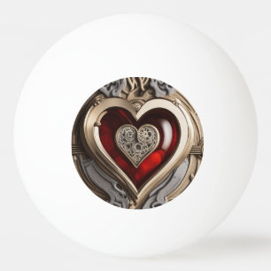 Steampunk Heart - Intrinsieke mechanische liefde Pingpongbal