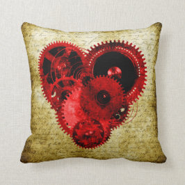  Steampunk Heart Kussen