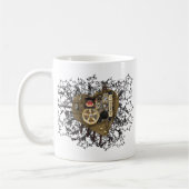 Steampunk Heart Love Koffiemok (Links)