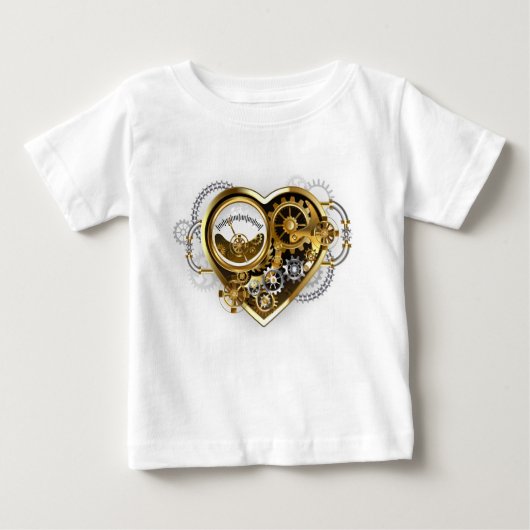 Steampunk Heart met een manometer (Voorkant)