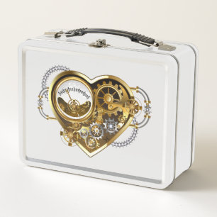 Steampunk Heart met een manometer