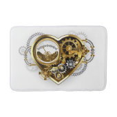 Steampunk Heart met een manometer Badmat (Voorkant)