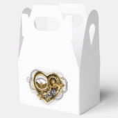Steampunk Heart met een manometer Bedankdoosjes (Geopend)