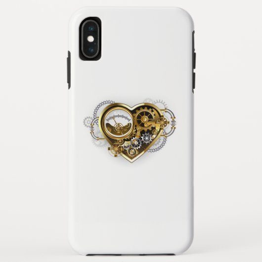 Steampunk Heart met een manometer Case-Mate iPhone Case (Achterkant)