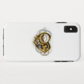 Steampunk Heart met een manometer Case-Mate iPhone Case (Achterkant (horizontaal))
