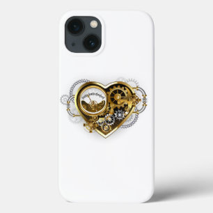 Steampunk Heart met een manometer Case-Mate iPhone Case