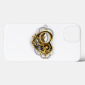 Steampunk Heart met een manometer Case-Mate iPhone Case (Achterkant (horizontaal))
