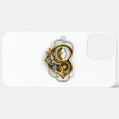 Steampunk Heart met een manometer Case-Mate iPhone Case (Achterkant (horizontaal))