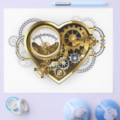 Steampunk Heart met een manometer Flyer (Enkel)