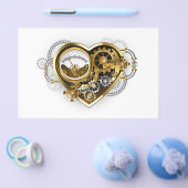 Steampunk Heart met een manometer Flyer (Enkel)