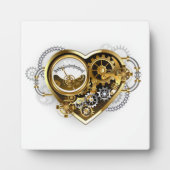 Steampunk Heart met een manometer Fotoplaat (Voorkant)