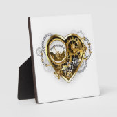 Steampunk Heart met een manometer Fotoplaat (Voorkant)