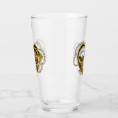 Steampunk Heart met een manometer Glas (Links)