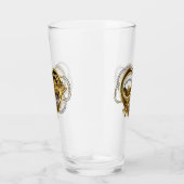 Steampunk Heart met een manometer Glas (Rechts)