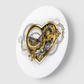 Steampunk Heart met een manometer Grote Klok (Hoek)