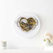 Steampunk Heart met een manometer Grote Klok (Huis)