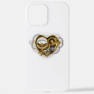 Steampunk Heart met een manometer iPhone 12 Pro Max Hoesje