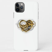 Steampunk Heart met een manometer iPhone Hoesje (Achterkant)