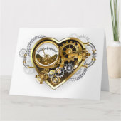 Steampunk Heart met een manometer Kaart (Voorkant)