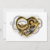 Steampunk Heart met een manometer Kaart (Voorkant)