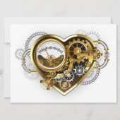 Steampunk Heart met een manometer Kaart (Voorkant)