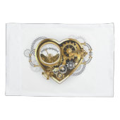 Steampunk Heart met een manometer Kussensloop (Achterkant)