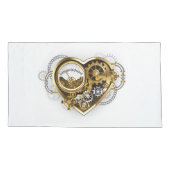 Steampunk Heart met een manometer Kussensloop (Achterkant)