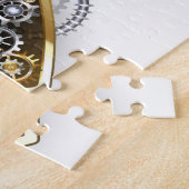 Steampunk Heart met een manometer Legpuzzel (Zijkant)