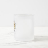 Steampunk Heart met een manometer Matglas Koffiemok (Center)