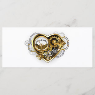 Steampunk Heart met een manometer Menu