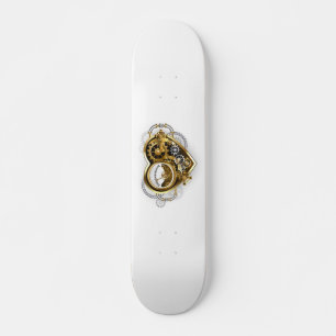 Steampunk Heart met een manometer Persoonlijk Skateboard