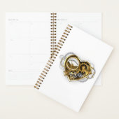 Steampunk Heart met een manometer Planner (Display)
