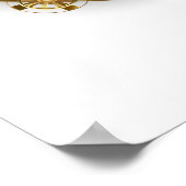 Steampunk Heart met een manometer Poster (Hoek)