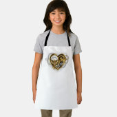 Steampunk Heart met een manometer Schort (Insitu)