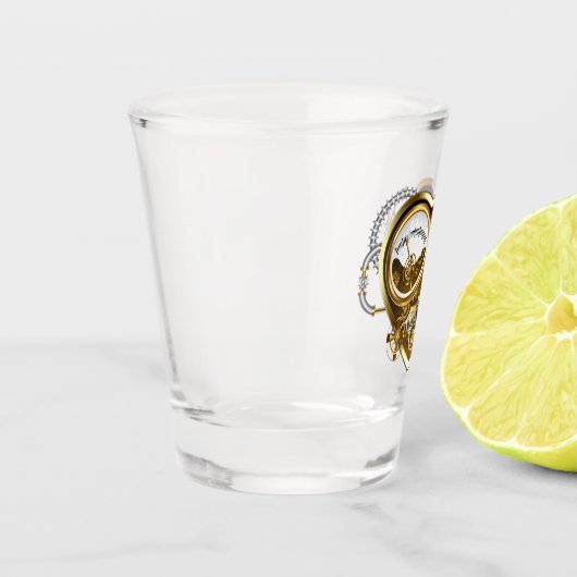 Steampunk Heart met een manometer Shot Glas (Links)