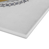 Steampunk Heart met een manometer Snijplank (Hoek)