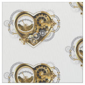 Steampunk Heart met een manometer Stof (Close Up)