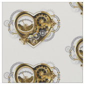 Steampunk Heart met een manometer Stof (Close Up)
