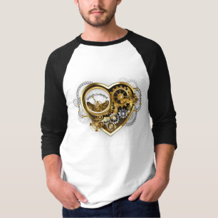 Steampunk Heart met een manometer T-shirt