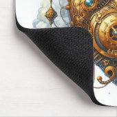 Steampunk Heart Muismat (Hoek)