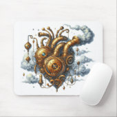 Steampunk Heart Muismat (Met muis)