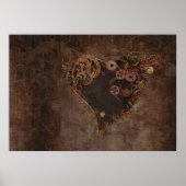 Steampunk Heart Poster (Voorkant)