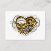 Steampunk Heart with a Manometer Advieskaart (Voorkant)
