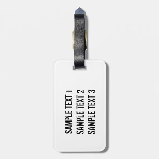 Steampunk Heart with a Manometer Bagagelabel (Achterkant verticaal)