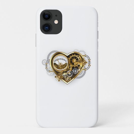 Steampunk Heart with a Manometer Case-Mate iPhone Case (Achterkant)