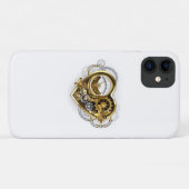 Steampunk Heart with a Manometer Case-Mate iPhone Case (Achterkant (horizontaal))