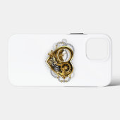 Steampunk Heart with a Manometer Case-Mate iPhone Case (Achterkant (horizontaal))
