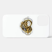 Steampunk Heart with a Manometer Case-Mate iPhone Case (Achterkant (horizontaal))