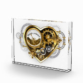 Steampunk Heart with a Manometer Fotoblokken (Rechts)